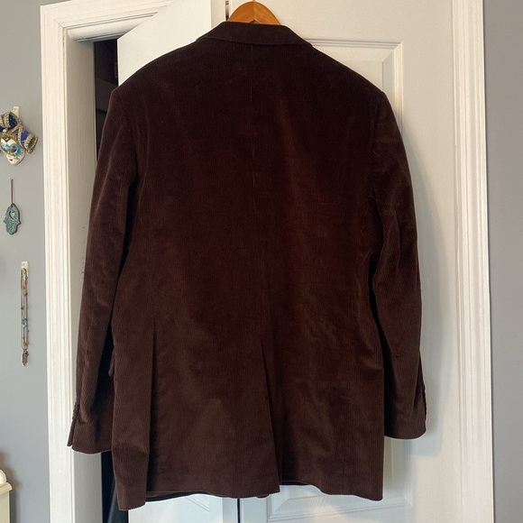 Men’s Stafford Cord Brown Blazer 46R - Picture 6 of 6